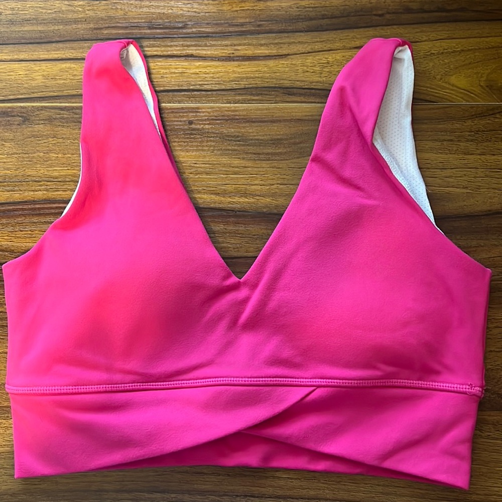 Ethos V Back Sports Bra - Watermelon - M